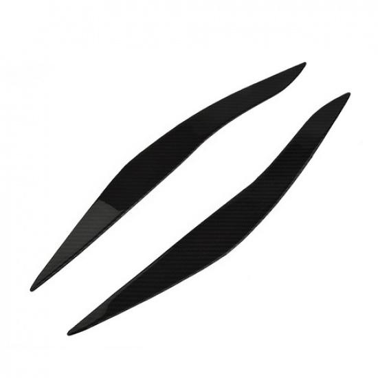 Carbon-Fiber Headlight Eyebrow Cover Accessories For 5 Series F10 2010-2013