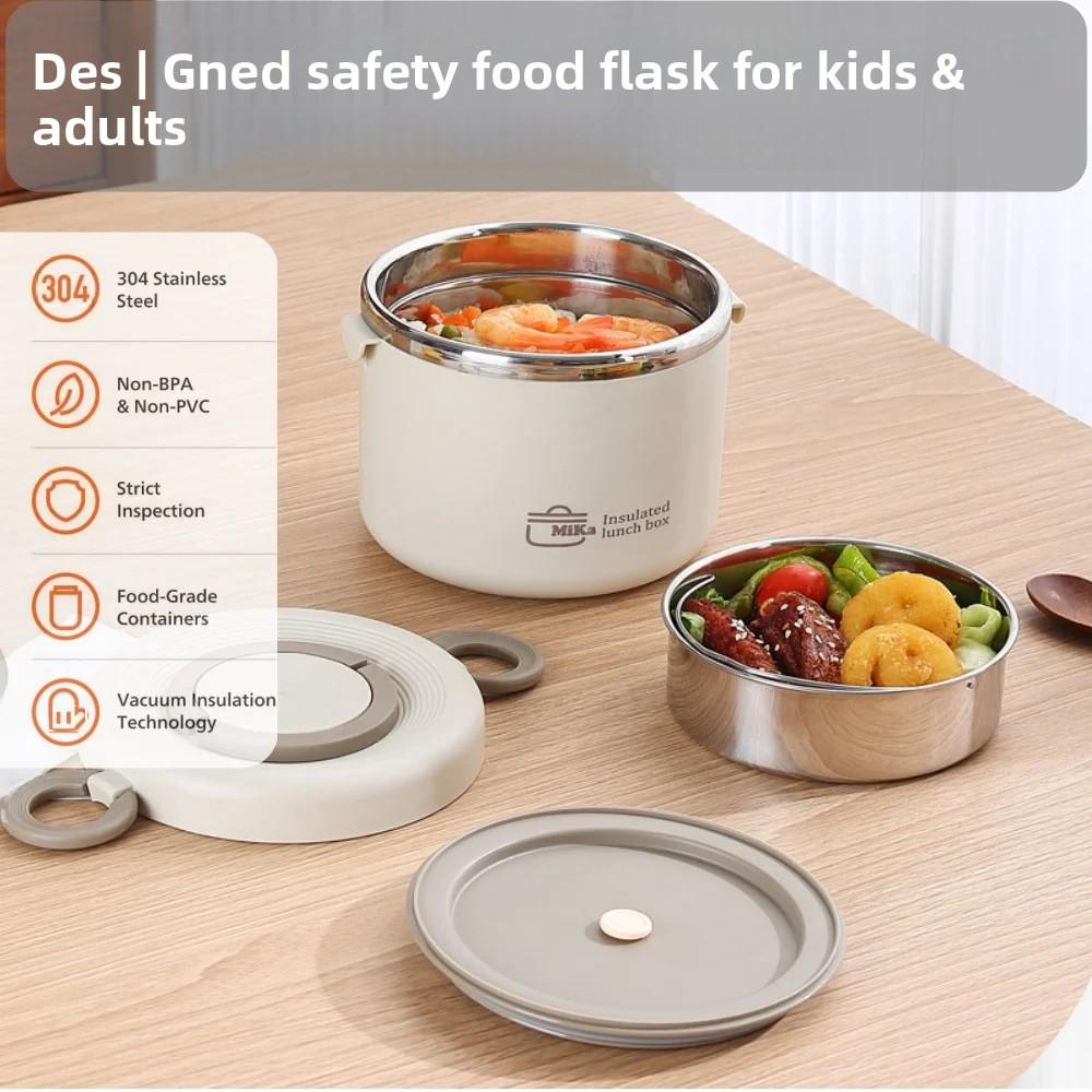 Stainless Thermal Insulation Bento Lunch Box Pot Jar Thermos for Hot Food Storage Containers Lunchbox Packed Lunch Refrigerators