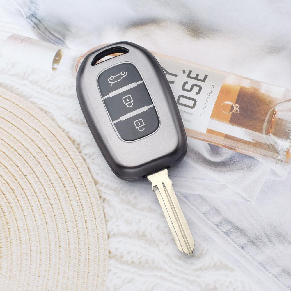 

3 кнопки ТПУ чехол для автомобильного пульта ключа для Renault Duster Sandero Logan Clio Captur Laguna Scenic 2015 2016 брелок