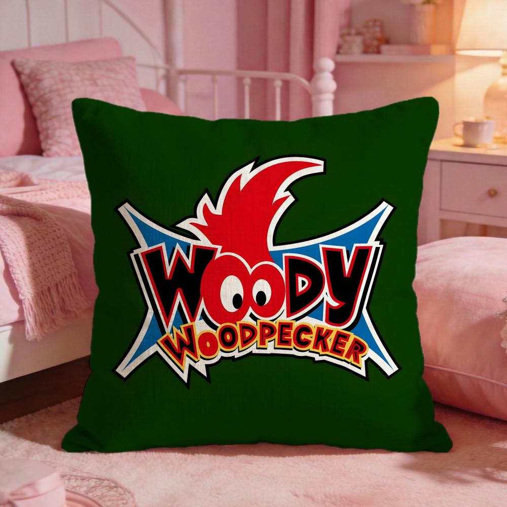 Woody WWoodpeckers Anime Cushion Cover Premium Comfort Reversible Pillow Cove Two In One Design For Any Room Car Interior
