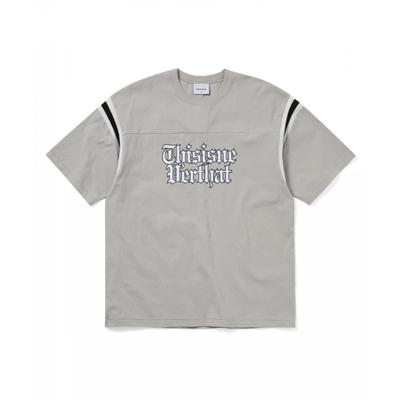 Football Tee Grey