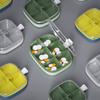 Organizator portabil pentru pastile pentru 7 zile: Capacitate Mare, Compartimente Dimineața-Prânz-Seara, Dozator Săptămânal Compact