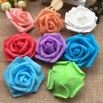 25/50/100 Stück künstliche PE-Schaum-Rosenköpfe, DIY-Hochzeit, Zuhause, Raumdekoration