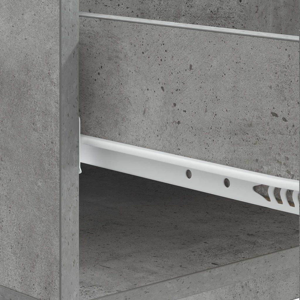 Coffee Table Concrete Grey 49 x 50 x 40 cm Particleboard