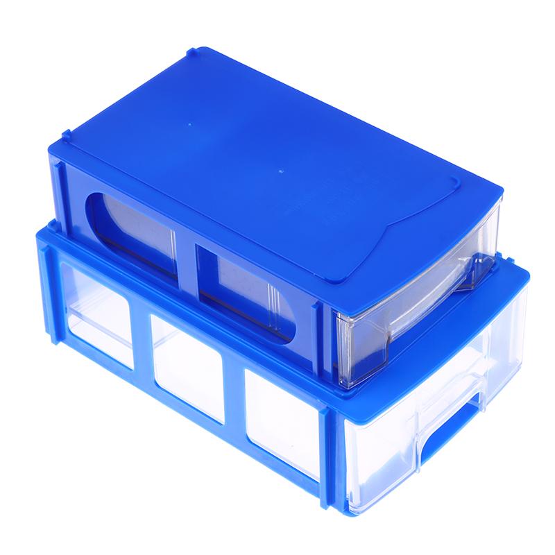 Stackable Plastic Storage Boxes Component Screws Tool Container Screws Tools Packaging Storage Bins Hardware Parts Box
