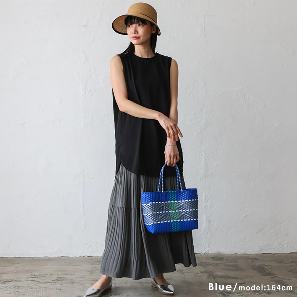 VITAFELICE Mercado Tote Bag (S) Women's, nsb-30304p (Blue)