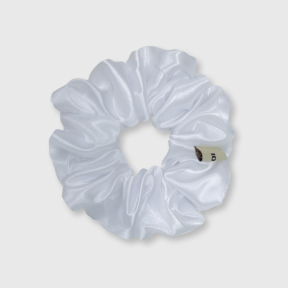 108Seoul Rinni Scrunchie/Hairband_Satin White