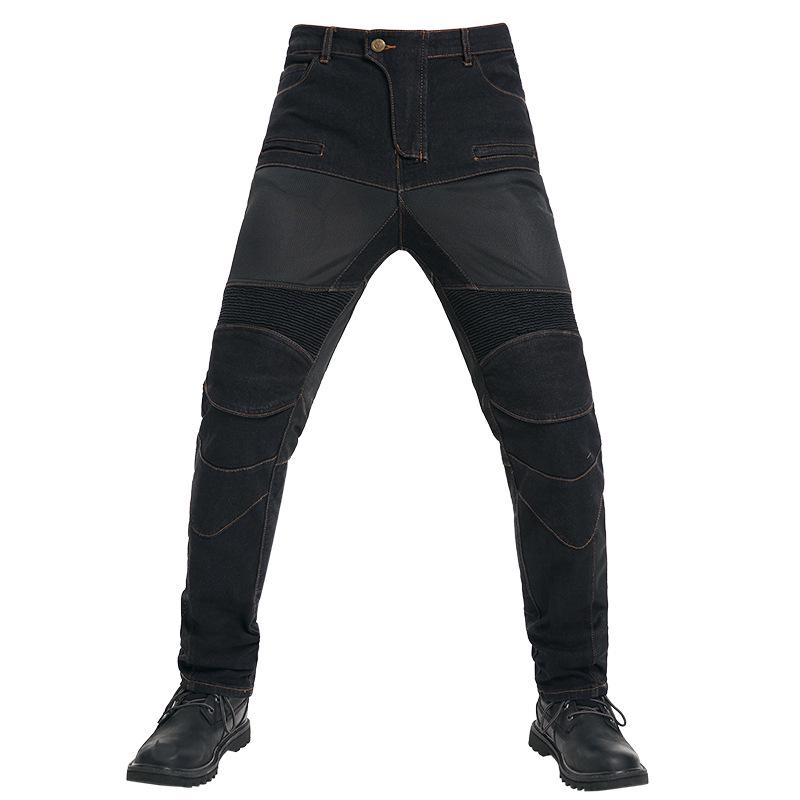 All-Season Motorcycle Riding Jeans with Protective Pads PK-719