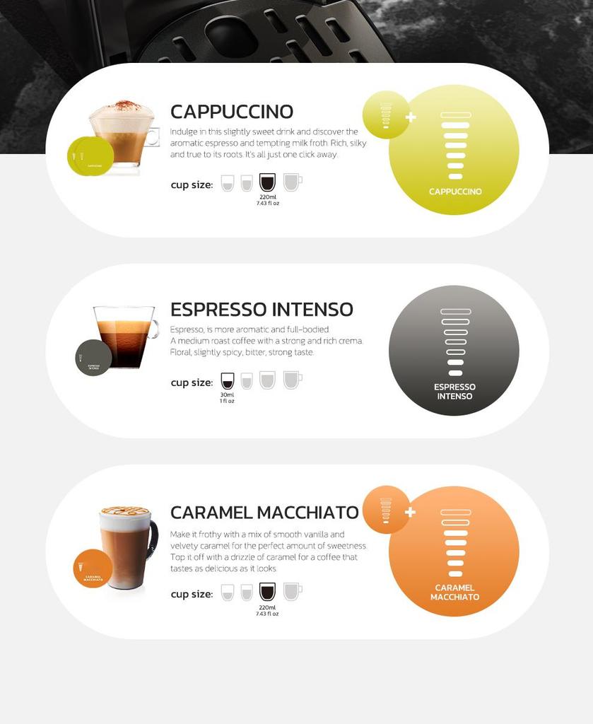 HiBREW H1B Pods Coffee Maker, 600ml Water Tank, 20 Bar Pressure Extraction, Cold/Hot Mode, LED Indicator