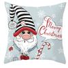New Christmas Dwarf Pillow Cover Christmas Cute Dwarf Peach Skin Cushion Cover