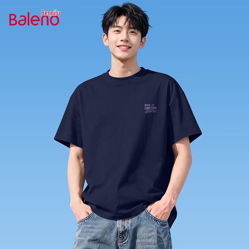 Baleno Men's JPB Letter Print Cotton T-Shirt