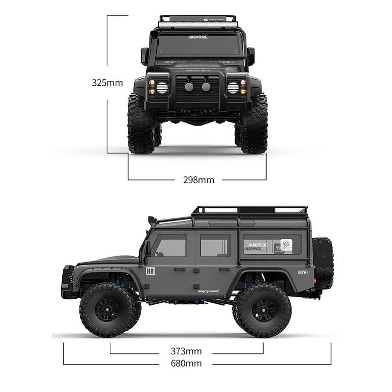 New RC 1:8 H8h-V2 Brushless High-Speed Car - 4x4 Off-Road & Professional Differential Lock Dual Speed