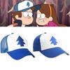 Dipper Falls Gravity Pines Blaue Kiefer Baum Symbol Baseballkappe Hip Hop Otaku Hut