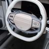 For Kia EV4 2025 2026 Wood Grain Car Steering Wheel Switch Button Cover Panel Frame Trim Accessories