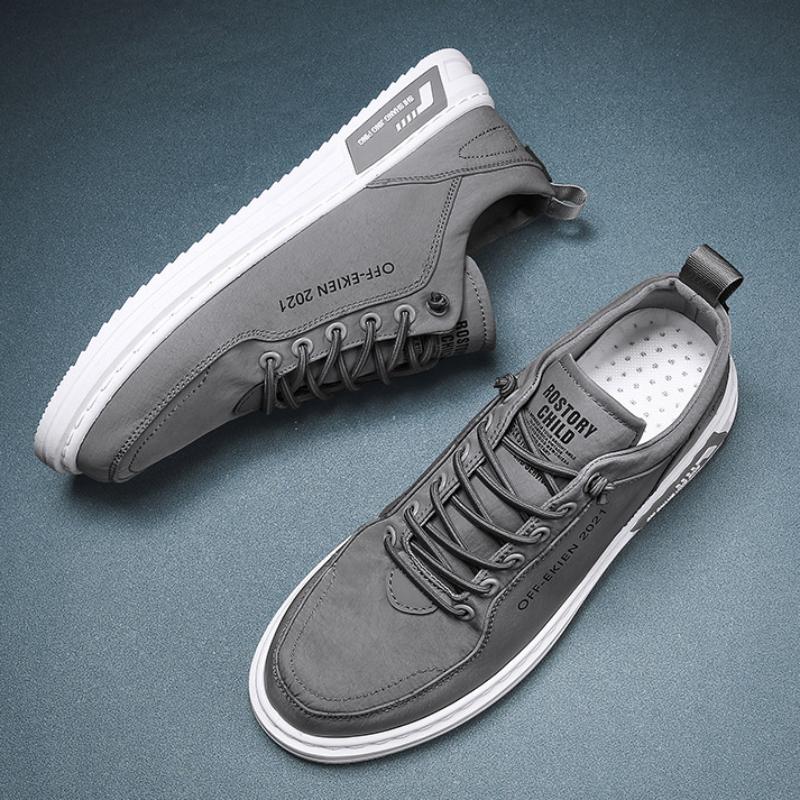 Herrskor Vulkaniserade Skor Platta Halkfria Slitstarka Andningsbara Sneakers Mode Canvas Fritidsskor Märkesskor för Män