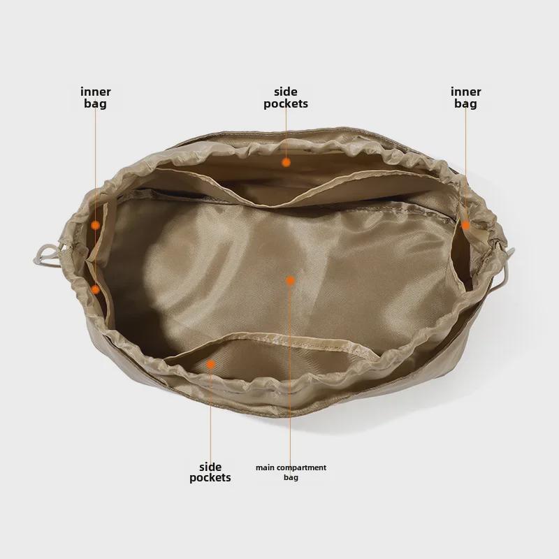 Mittelgroßer Handtascheneinsatz: Aufbewahrungstasche mit Kordelzug für L-41 Tote