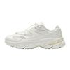 AT802 Leather Mesh Splicing Retro Non-Slip Breathable Low-Top Casual Shoes Women Sneaker Ivory 922528802-7
