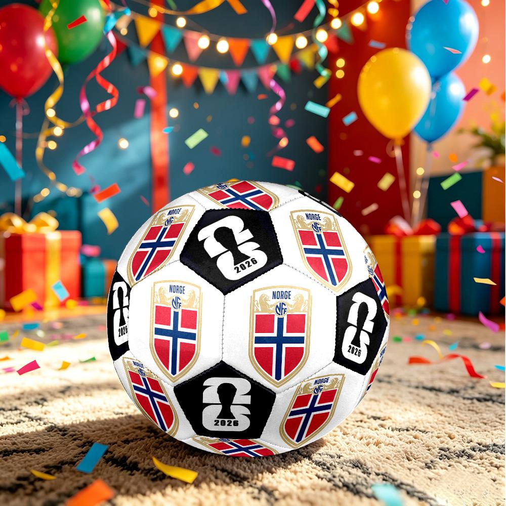 1pc Norwegian Crest Size 5 Soccer Ball Professional Match Training Football Indoor &Outdoor Sports Ball Club Training Ball Lightweight Durable y24