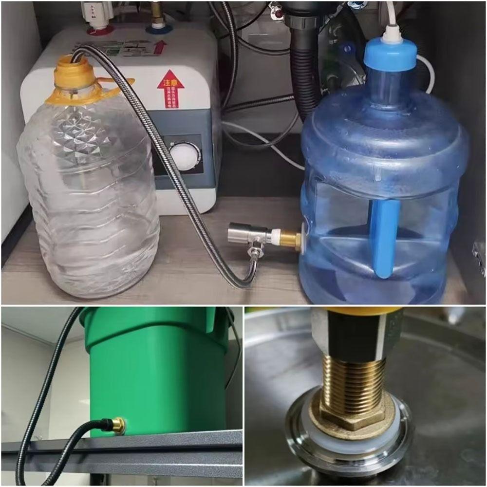 10Pcs Brass Flange Nut Water Tank Joint  Plumbing Fastening Accessories