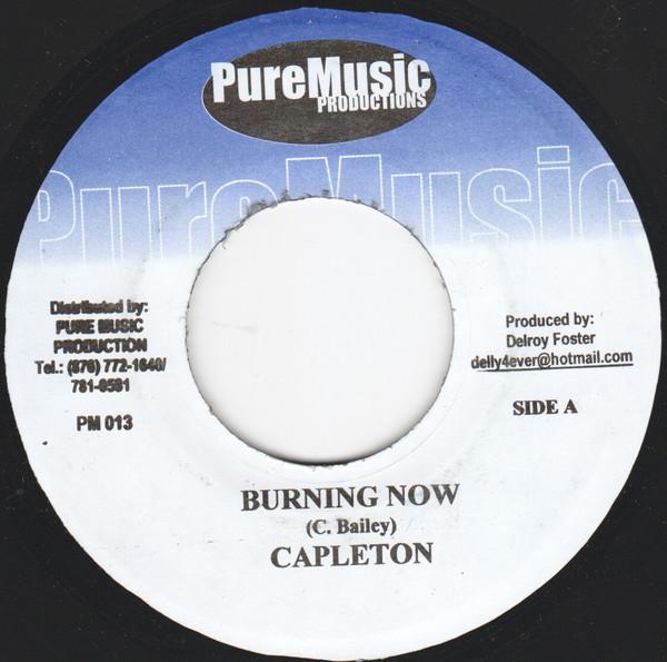 

7inch Record CAPLETON / MR. MURPHY - Burning Now / Stamina And Energy PM013 Pure Music Prod 2001 Jamaica Reggae, Ska & Dub Used