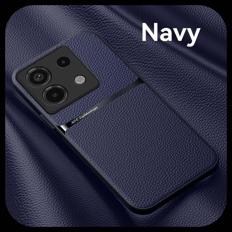 Luxury Msagnetic Leather Case For Xiaomi Redmi Note 13 12 10 11 Pro Plus 11S 10S Redmi 13C 12 Shockproof Cover Phone Accessories