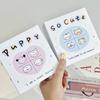 Kawaii 1/2/3 Inch Puppy Cat Magnetic Kpop Pocards with 10 Sleeves Binder Idol Card Po Album Collect Book School Stationery