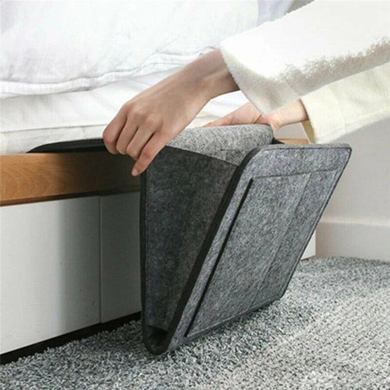 Baby Bed Bag Felt Bedside Storage Organizer Sofa TV Remote Control Hanging Couch Storage Organizer Bed Holder Pockets 798₽