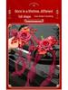 Complete Wedding Car Decoration Set: Pull Flowers & Ribbons