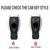 2/3 Buttons for Mercedes Benz A B C E S G Class W204 W205 W212 W213 GLC GLA CLA Carbon Fiber Car Key Case Cover Shell Keychain
