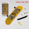 Fingerboard Skate Toy With Maple Wood Deck For Diy Stunt Performers