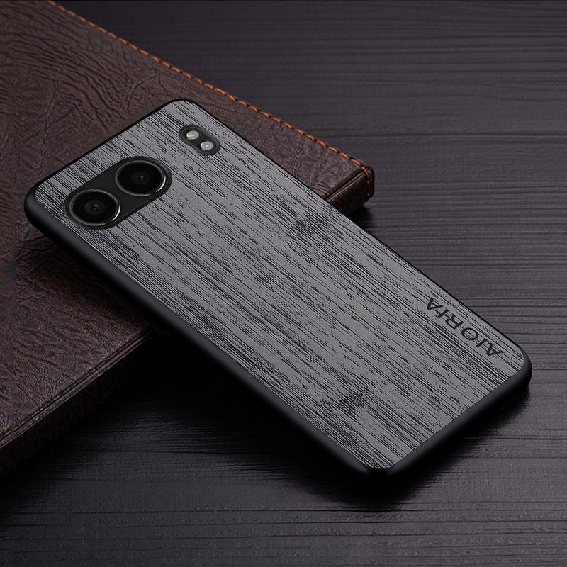Case for OnePlus Nord 6 5 4 3 2 Funda Bamboo Wood Pattern Leather New Phone Cover Luxury Coque for OnePlus Nord 6 Case Capa