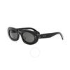 Celine Bold 3 Dots Grey Cat Eye Ladies Sunglasses Cl40276u 01a 54