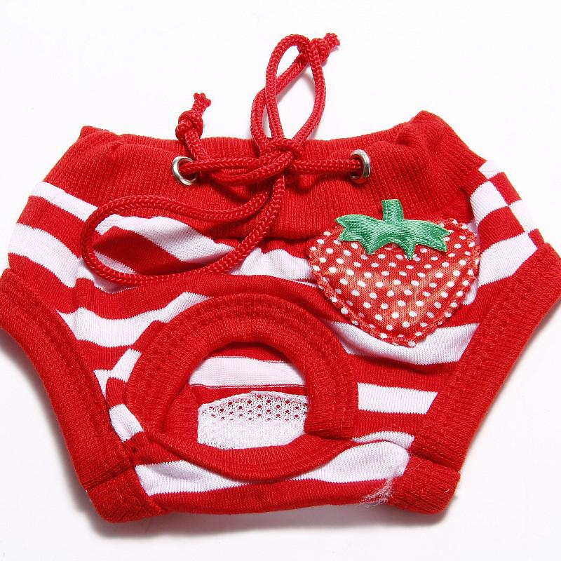 Urocze Kreskówkowe Majtki Sanitarne dla Małych i Średnich Psów Suki