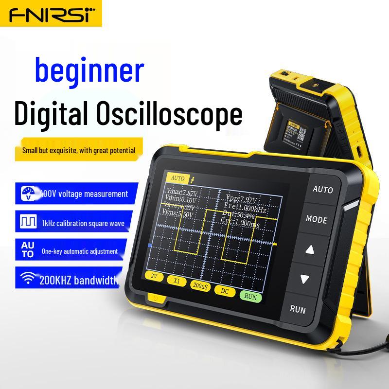 FNIRSI-DSO 152 Handheld Digital Oscilloscope for Beginners - Portable, Small, and Ideal for Teaching and Repairs