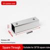 Stainless Steel Four-Way Square Tube Connector (20/25/30mm)