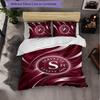 Biancheria da Letto a Tema Servette FC Set 3 Pezzi Copripiumino Biancheria da Letto Decorativa Per Camera da Letto di Adolescenti Decorazione per la Casa