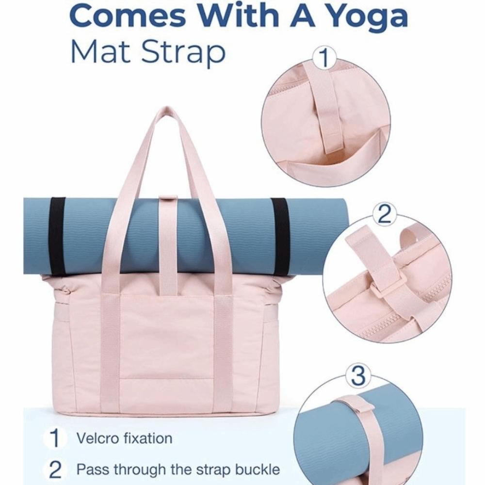 Large Capacity Yoga Tote Bag Storage Bag Women's Handbags Trendy Cloth Shoulder Bag  Gym Yoga