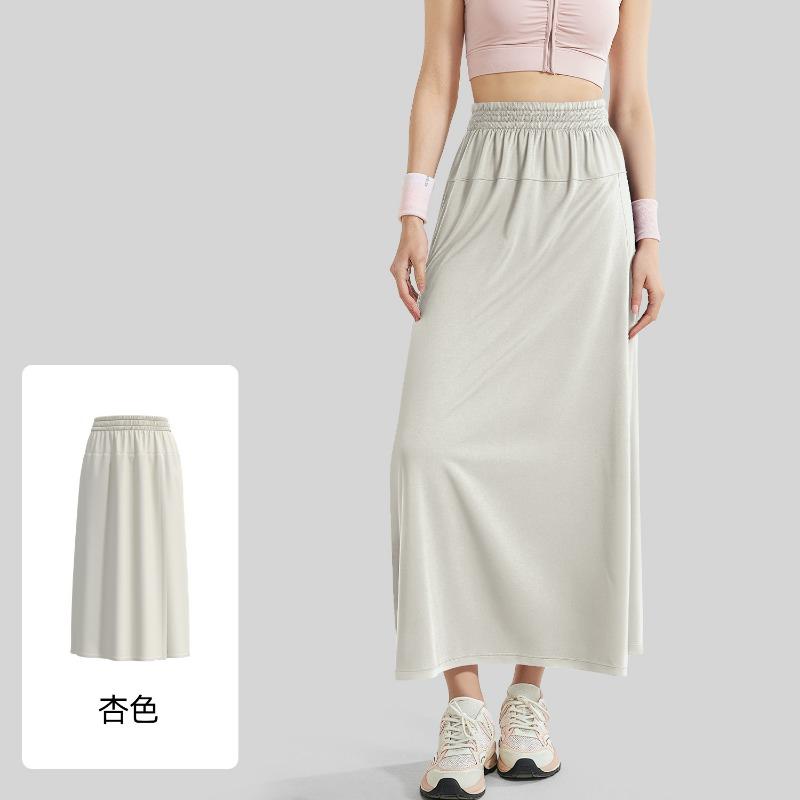 

Новые весенне-летние свободные кюлоты Ямамото от Juyitang, женские спортивные дышащие повседневные брюки-юбка с разрезами спереди, с высокой талией XXL абрикосовый