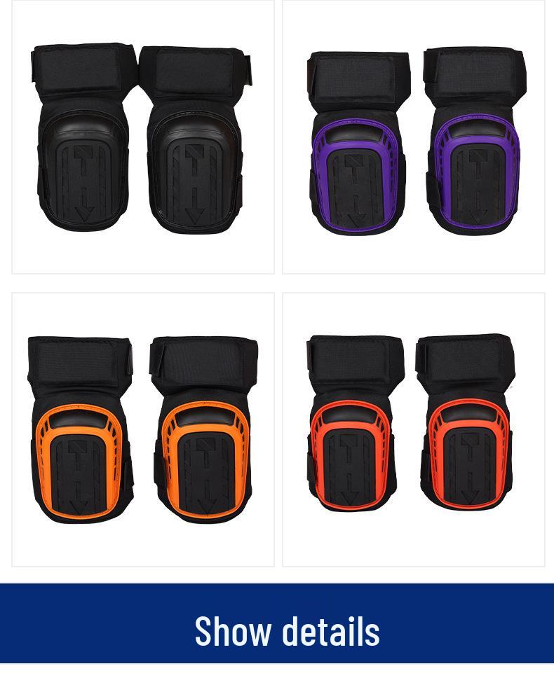 Heavy Duty Outdoor Field Knee & Elbow Pads - Hard Shell Protection, Various Styles