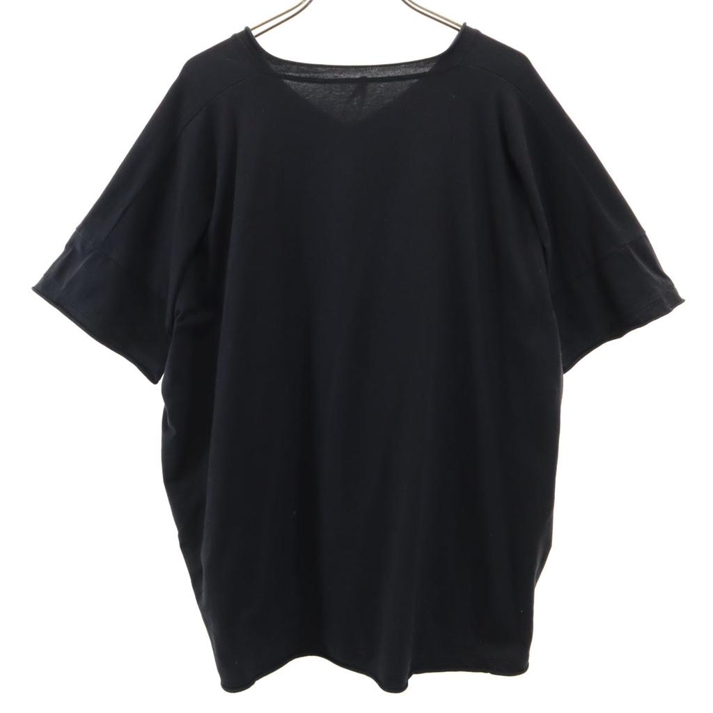 LIVIANA CONTI made in Italy Short sleeve V-neck slit Cut XS black Women Used