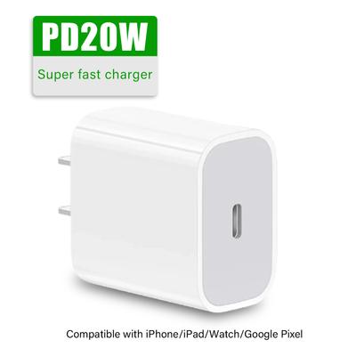 20W Charger Type-c for  iPhone 16 15 Pro Plus Max Usb C Charger Apple Watch Adapter PD20W for Ipad Charger Fast Charging Us Plug