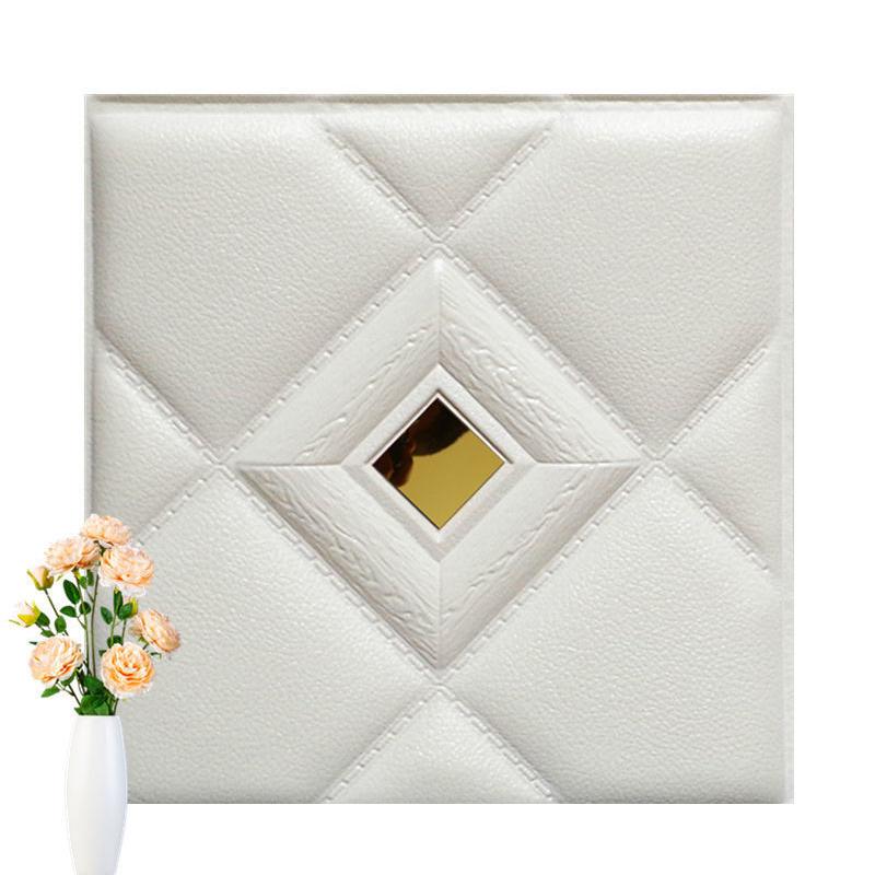 New DIY Living Room Decoration TV Background Wall Sticker Stereo Ceiling Panel Roof Foam Home Wallpaper Self-adhesive Waterproof