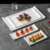 Weiße Keramik-Sushi- & Dessertplatte im japanischen Stil