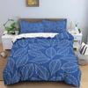 Flower Leaves Duvet Cover Set Fashion Pattern Print Polyester Comforter Covers with Pillow Case King Queen Twin Size Bedding Set