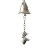 Iron Christmas Bell with Ribbon Window Pendants Door Hanging Decoration  Shopping Mall
