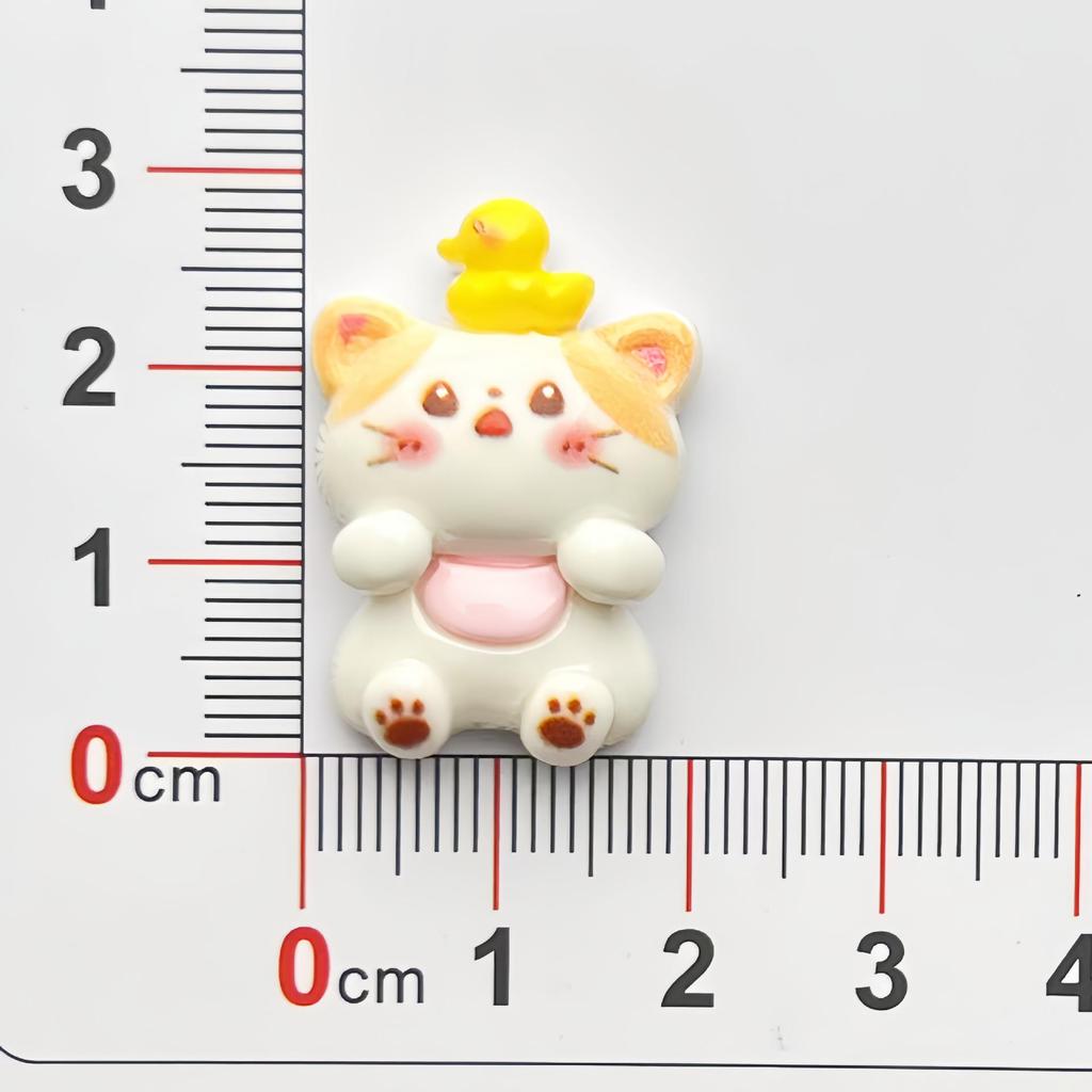 Roztomilé koťátko bublinková koupel kreslená sponka do vlasů DIY pryskyřičné doplňky