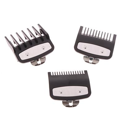 3Pcs Hair Clipper Guards Guide Combs Trimmer Cutting Guides Styling Tools Attachment Compatible 1.5Mm 3Mm 4.5Mm