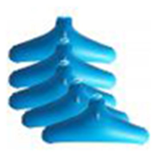 5шт ПВХ надувная складная вешалка для одежды нескользящая портативная вешалка для одежды синий 1290₽