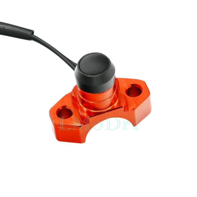 LMoDri CNC Aluminum Motorcycle Switch Manual Return Button Handlebar Mount Headlamp Lights Switches
