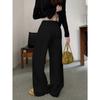Lockere Hose mit geradem Bein, Bedrucktes Design, Lässige und Modische Hip-Hop Streetwear, Weite Damenhosen